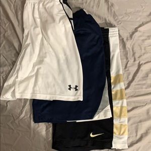 Bundle x3 athletic basketball shorts for summer